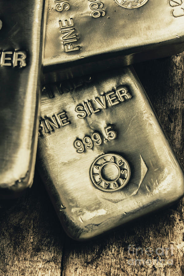 Silver stackers artwork Photograph by Jorgo Photography