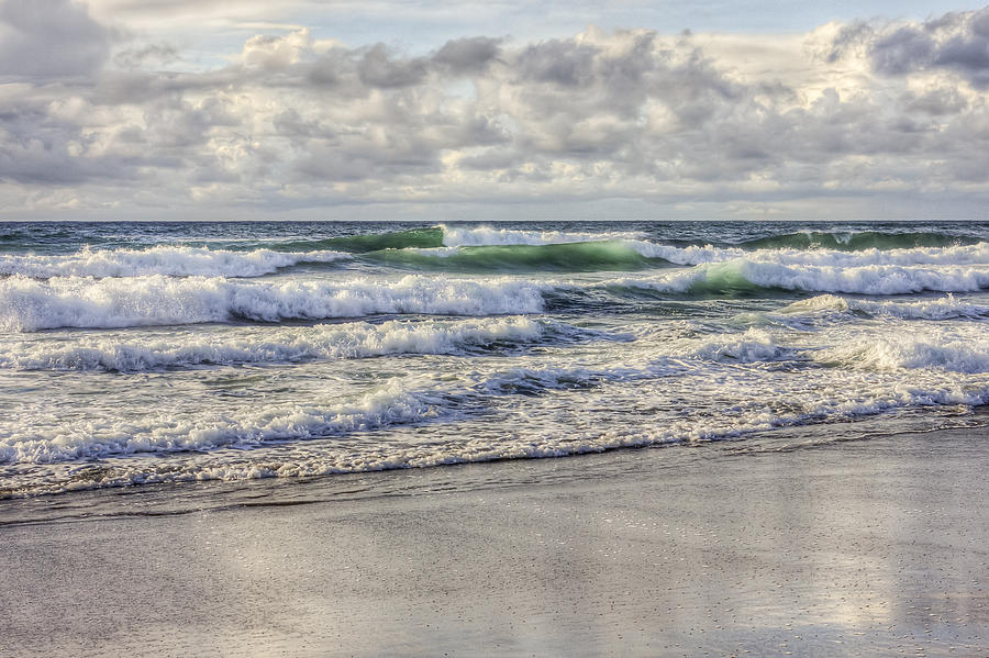 Landscape Photograph - Silver Surf by Kristina Rinell