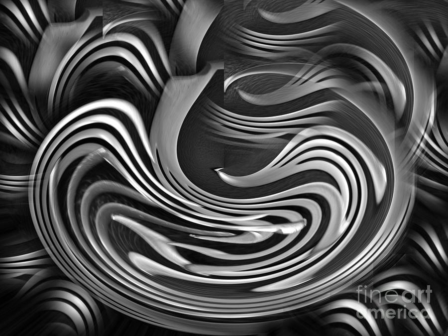 Silver Swirl Photograph by Kelly Holm