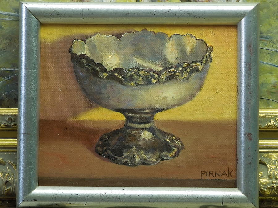 Silver Urn Painting by John Pirnak