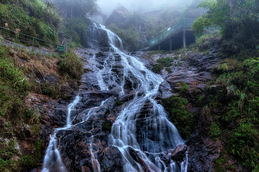 Silver Waterfall - Vietnam Photograph by Joana Kruse