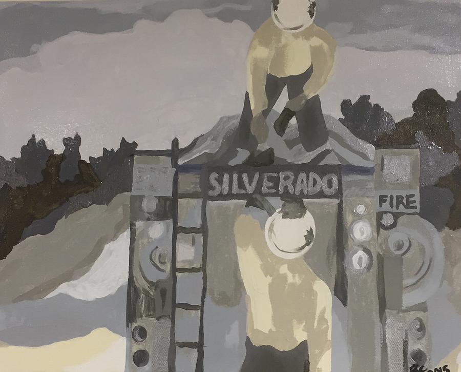 Silverado Crew Painting by Erika Jean Chamberlin