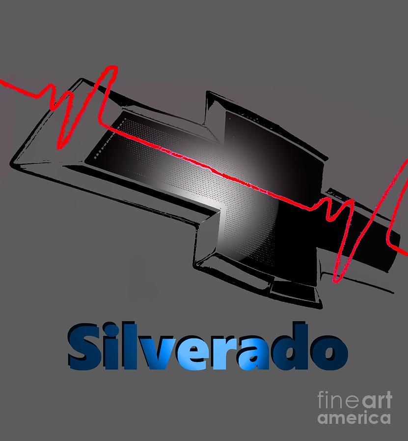 Truck Digital Art - Silverado by Mark Moore