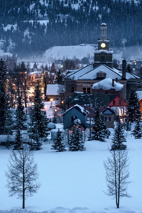 Silverton at Night Photograph by Angela Moyer