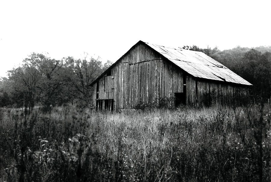 Silvery Vintage Barn Photograph by Rebecca Brittain