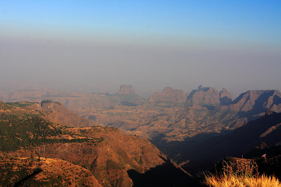 Simien Mountains At Sunset, Ethiopia Photograph by Aidan Moran