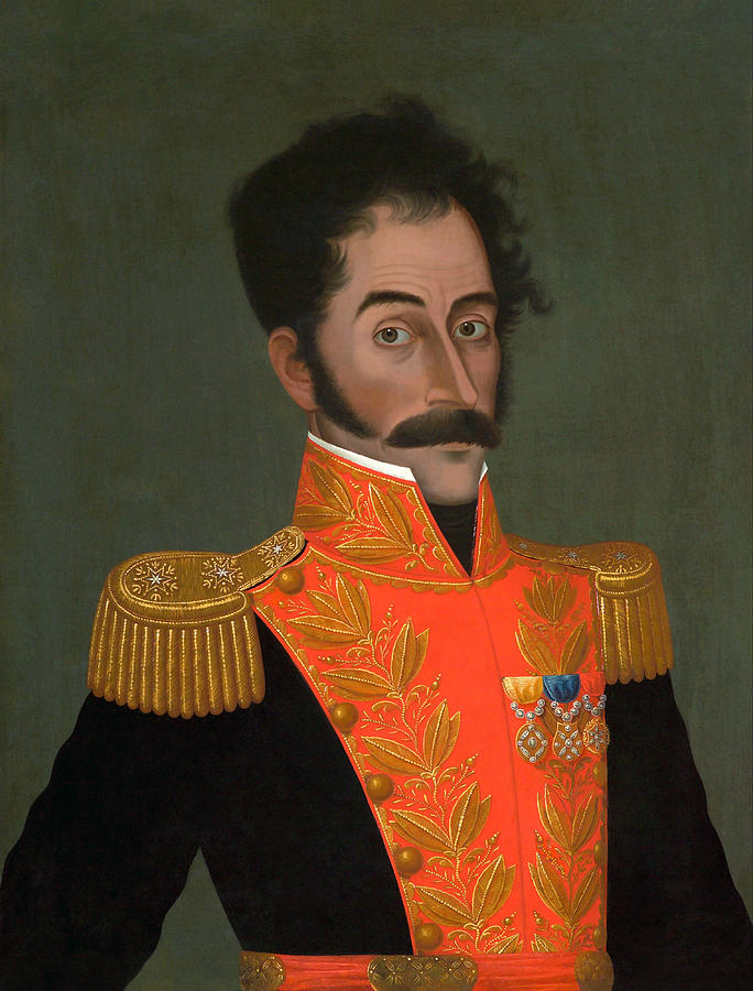 Simon Bolivar Painting - Jose Gil de Castro Painting by War Is Hell Store