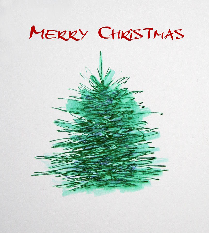 Simple Christmas  Painting by Marna Edwards Flavell