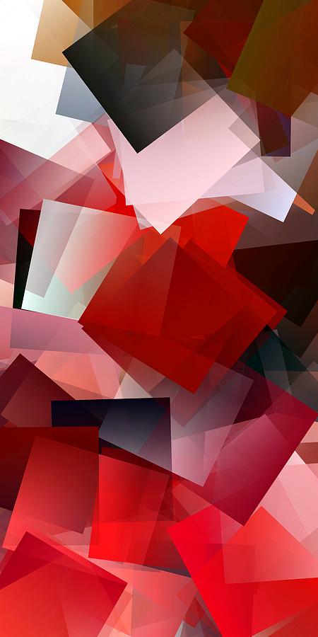 Simple Cubism Abstract 104 Digital Art by Chris Butler