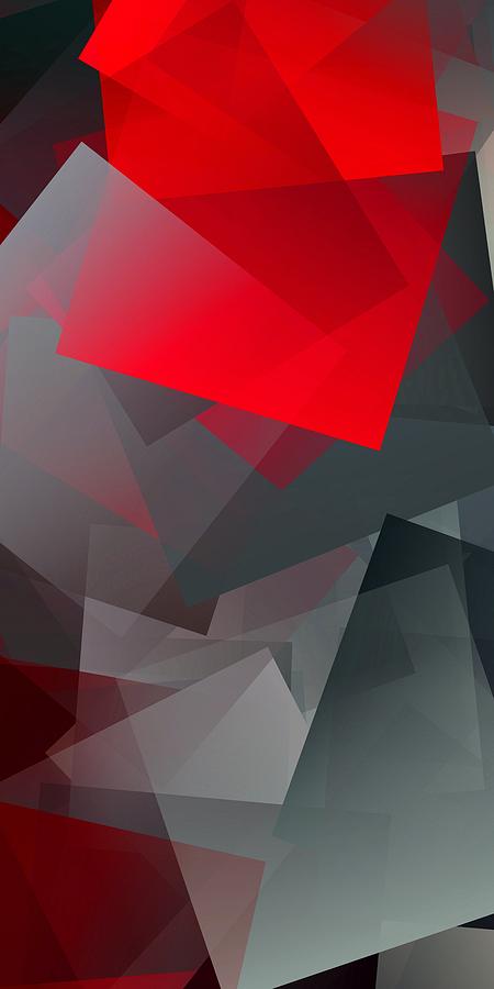 Abstract Digital Art - Simple Cubism Abstract 106 by Chris Butler