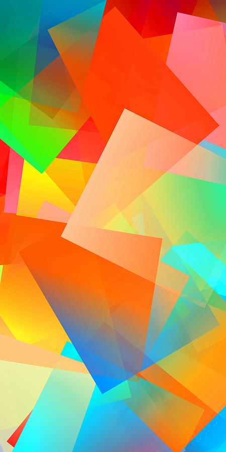 Simple Cubism Abstract 108 Digital Art by Chris Butler