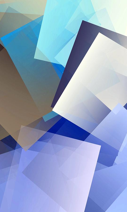 Simple Cubism Abstract 130 Digital Art by Chris Butler
