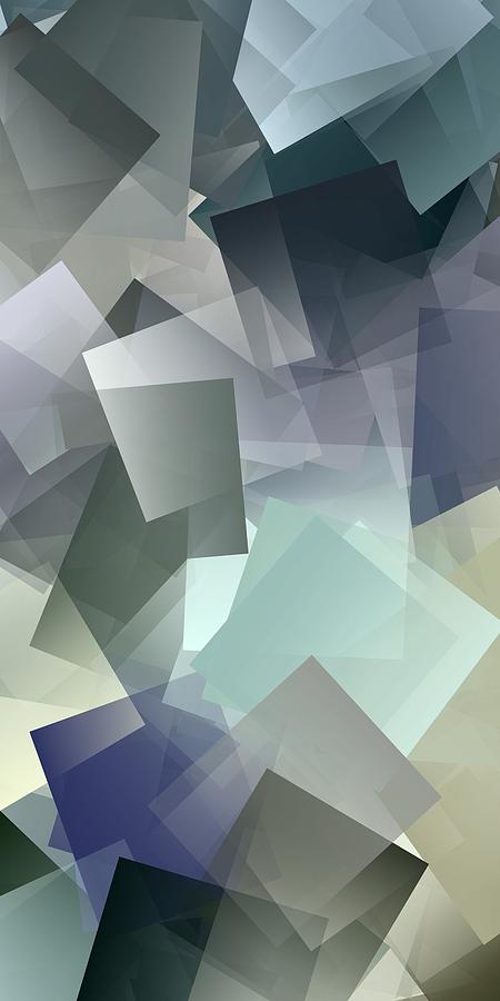 Simple Cubism Abstract 163 Digital Art by Chris Butler