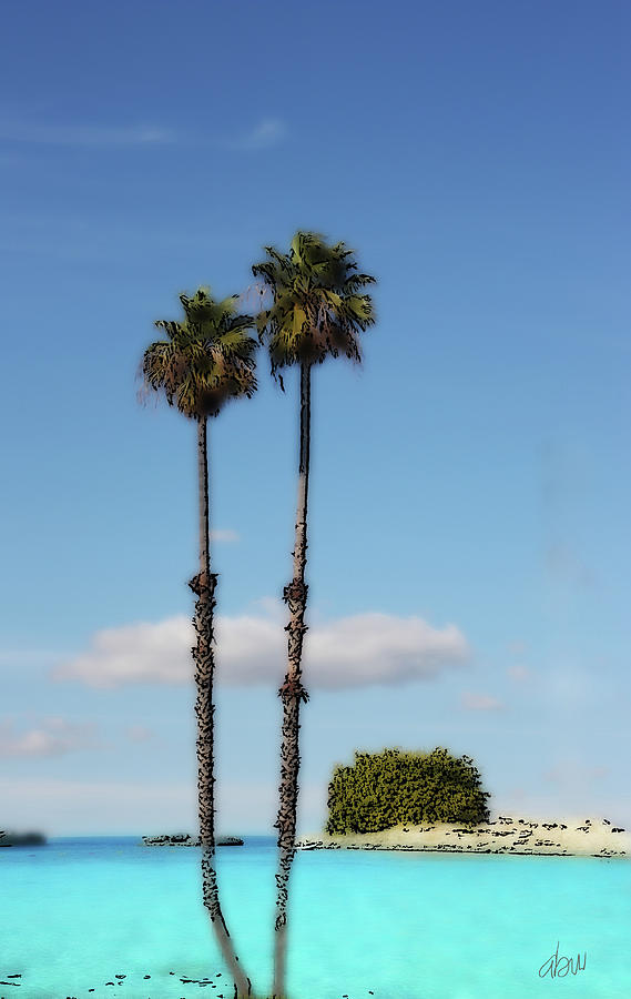 Simple Palms Photograph by Arline Wagner