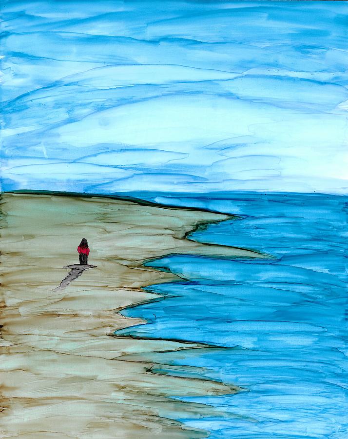 Simple Solitude Painting by Linda Stanton