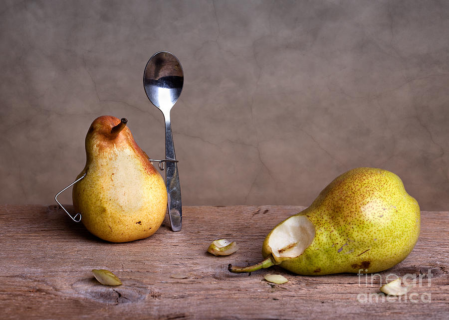 Pear Photograph - Simple Things 14 by Nailia Schwarz