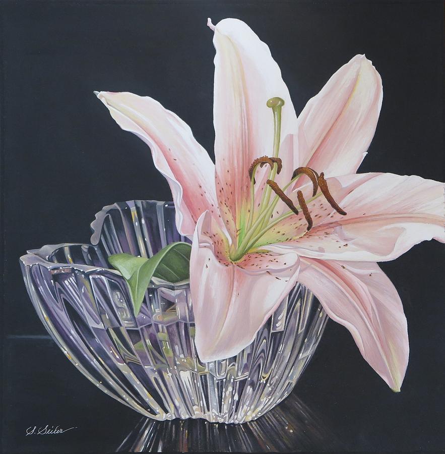 Lily Painting - Simplicity by Suzanne Seiler