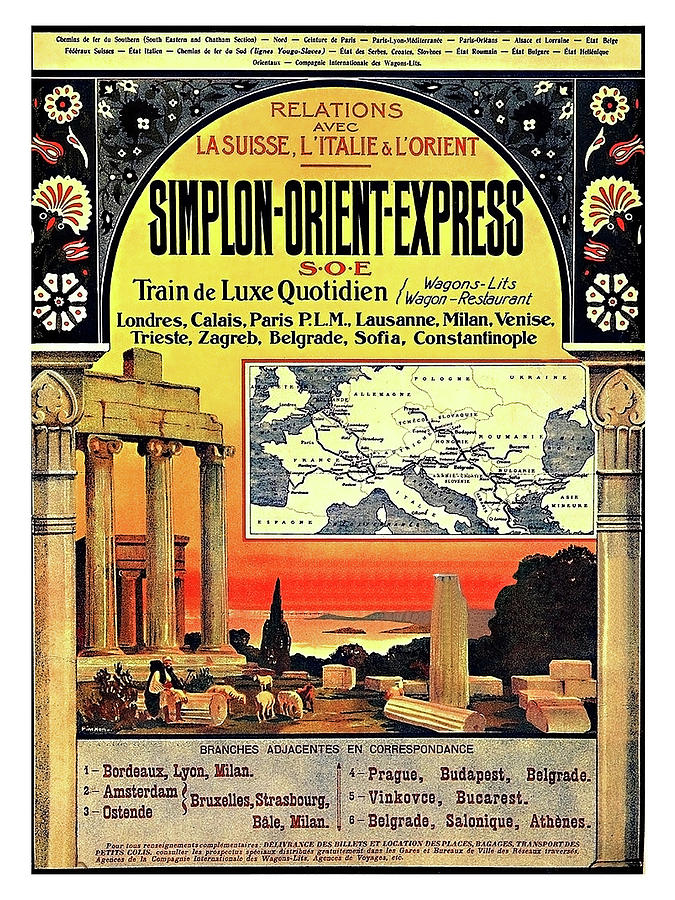 Simplon - Orient Express  Painting by Long Shot