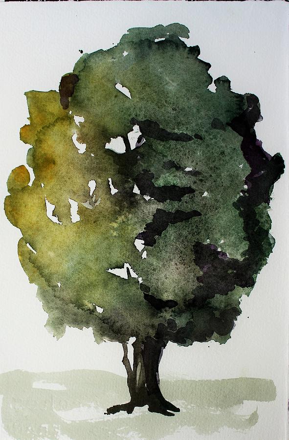 Simply a Tree Painting by Mindy Newman