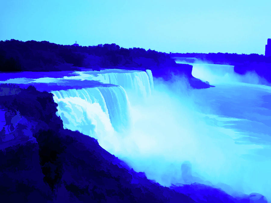 Simply Blue Niagara Falls Photograph by Aimee L Maher ALM GALLERY