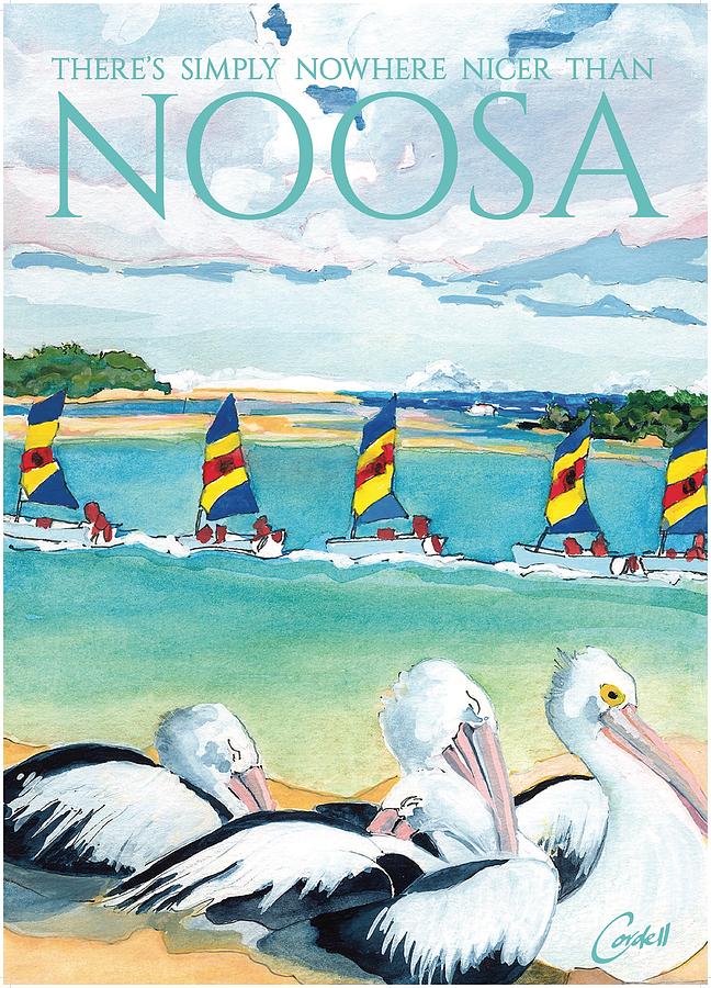 Simply Noosa 2 Painting by Joan Cordell