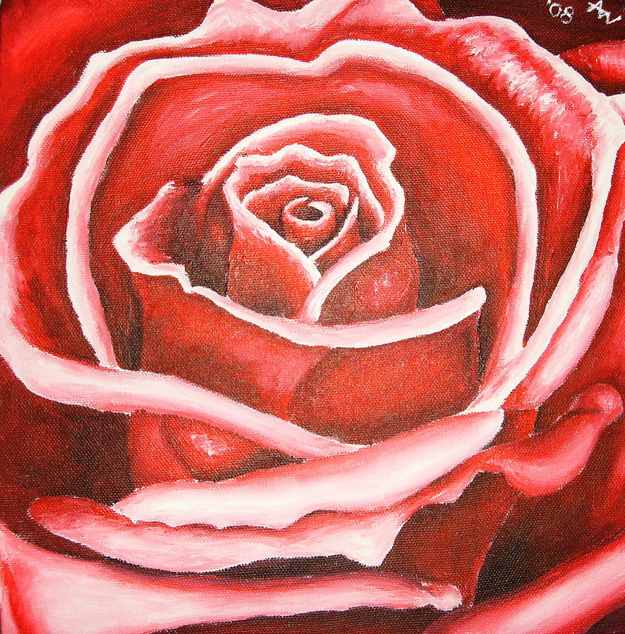 Nature Painting - Simply Rose by Ashley Warbritton