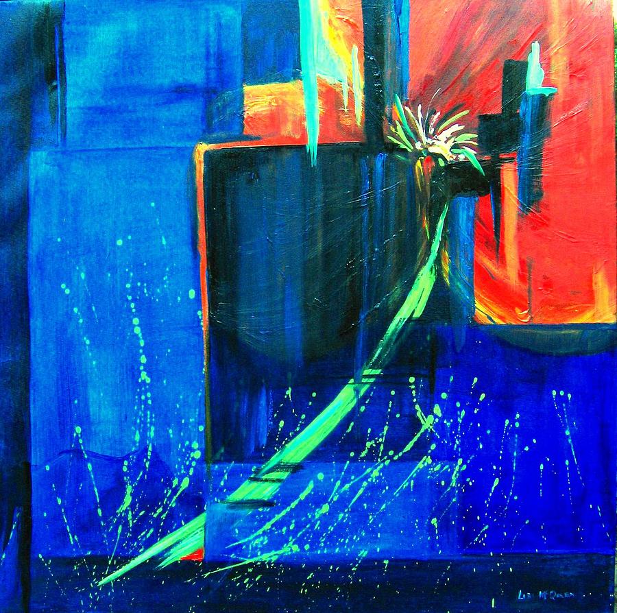 Abstract Painting - Simply Squared by Liz McQueen Abstract Painting - Simply Squared by Liz McQueen
