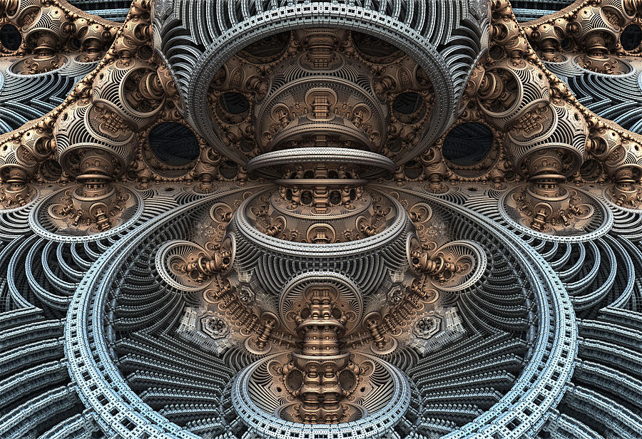 Simply Symmetrical Digital Art by Hal Tenny