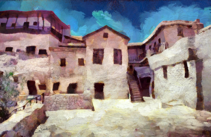 Sinai Monastery 4 Painting by George Rossidis