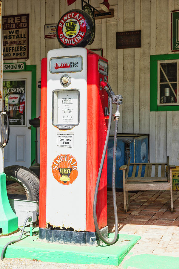 Sinclair Gasoline Photograph by Lorraine Baum