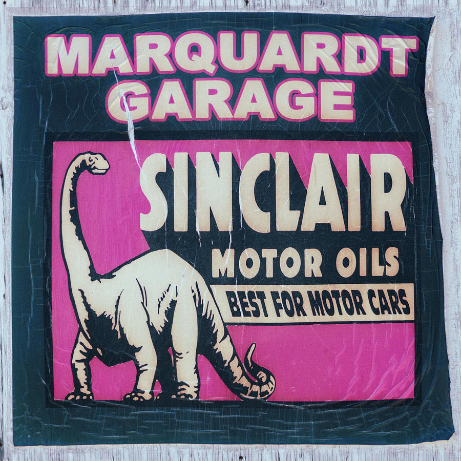 Sinclair Motor Oil Vintage Sign Photograph by Debra Martz