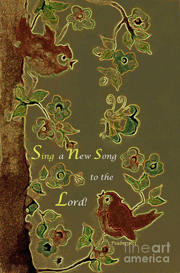 Sing A New Song Painting by Hazel Holland
