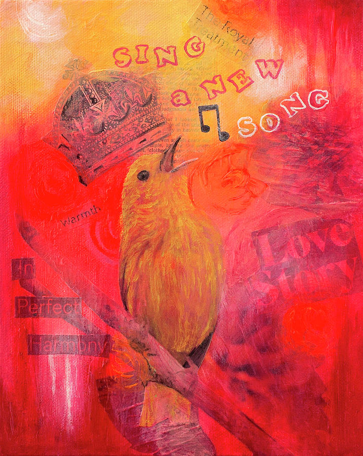 Praise Painting - SIng a New Song by Jeanette Sthamann