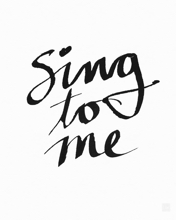 Sing To Me- Art by Linda Woods Painting by Linda Woods