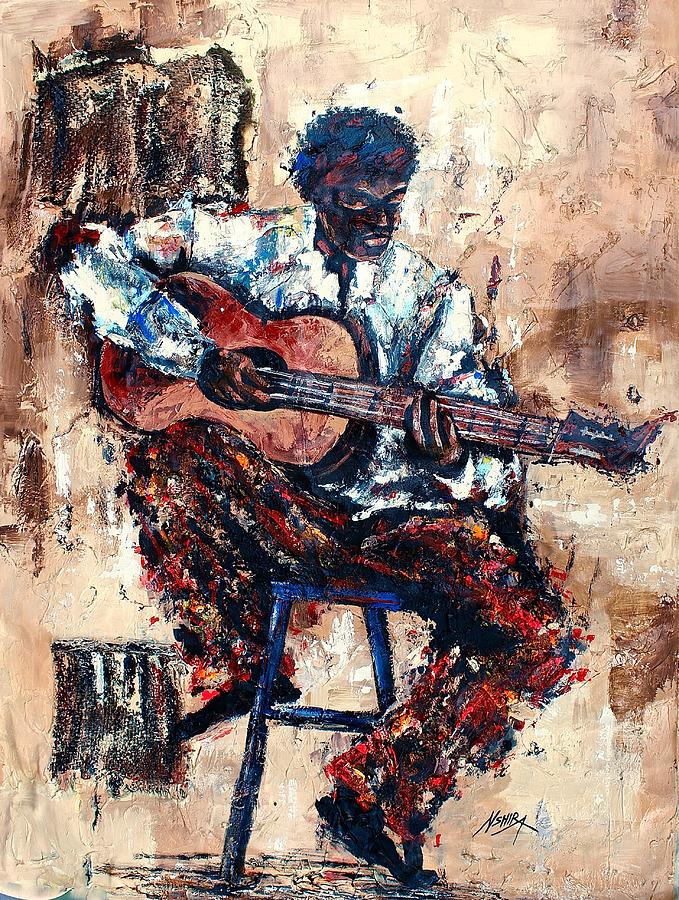 Sing us a Song Painting by Daniel Akortia