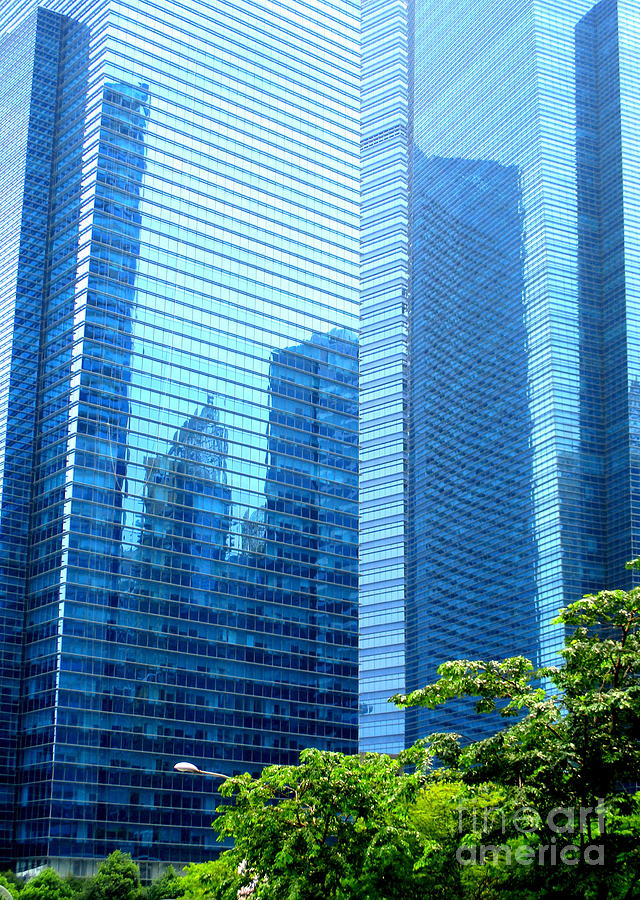 Singapore Architecture 6 Photograph by Randall Weidner