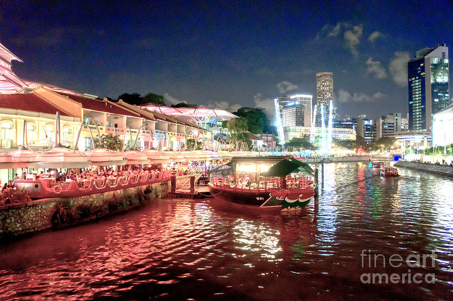 Singapore Clark Quay Photograph by Marie Loh - Fine Art America