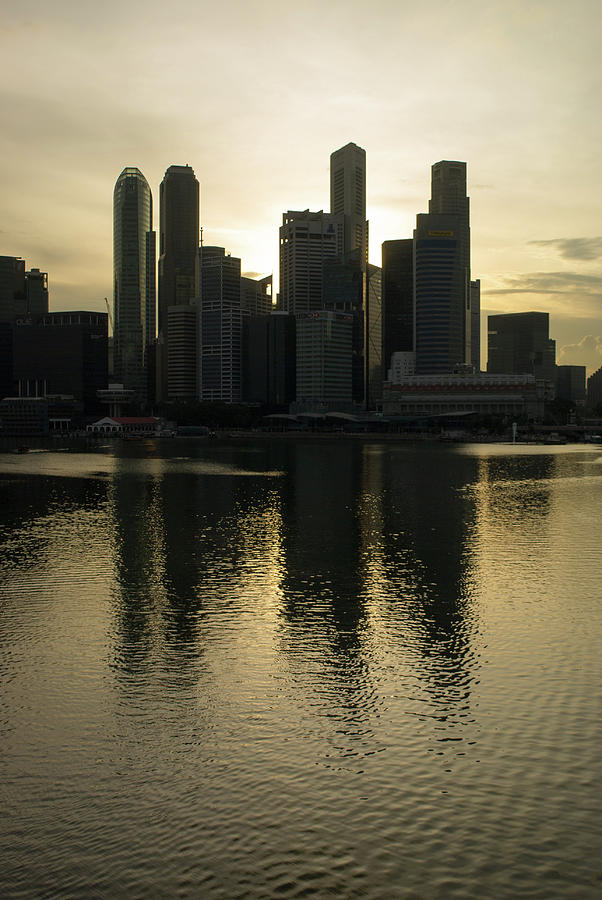 Singapore Reflections Photograph