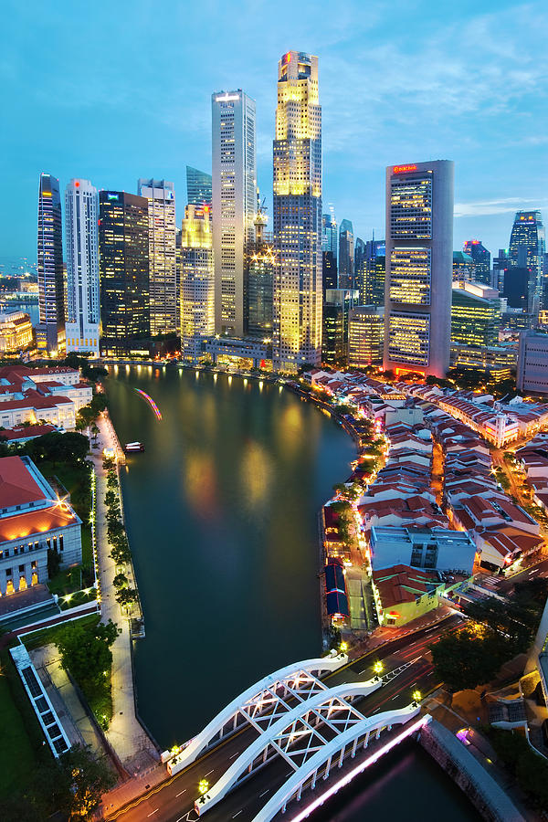 City Photograph - Singapore River by Ng Hock How