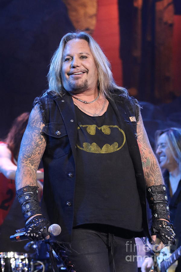 Singer Vince Neil Photograph by Concert Photos