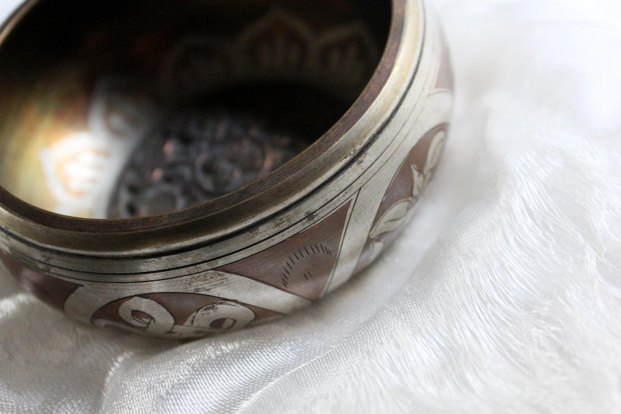 Still Life Photograph - Singing Bowl by Lynne Guimond Sabean Still Life Photograph - Singing Bowl by Lynne Guimond Sabean