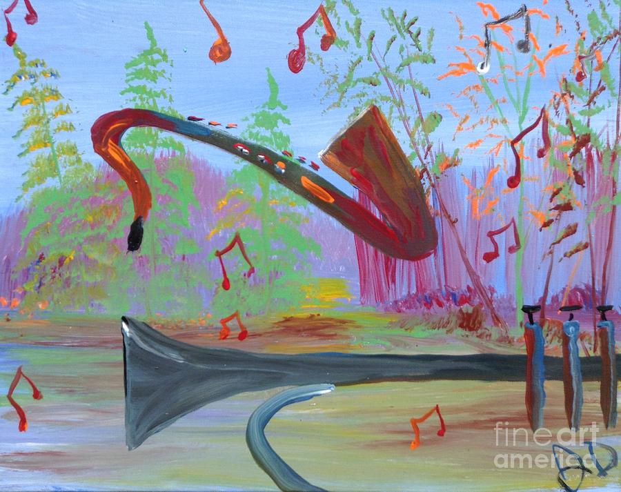 Singing Forest Painting by James and Donna Daugherty