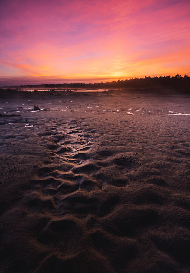 Sunset Photograph - Singing Sands Sunset by Cale Best