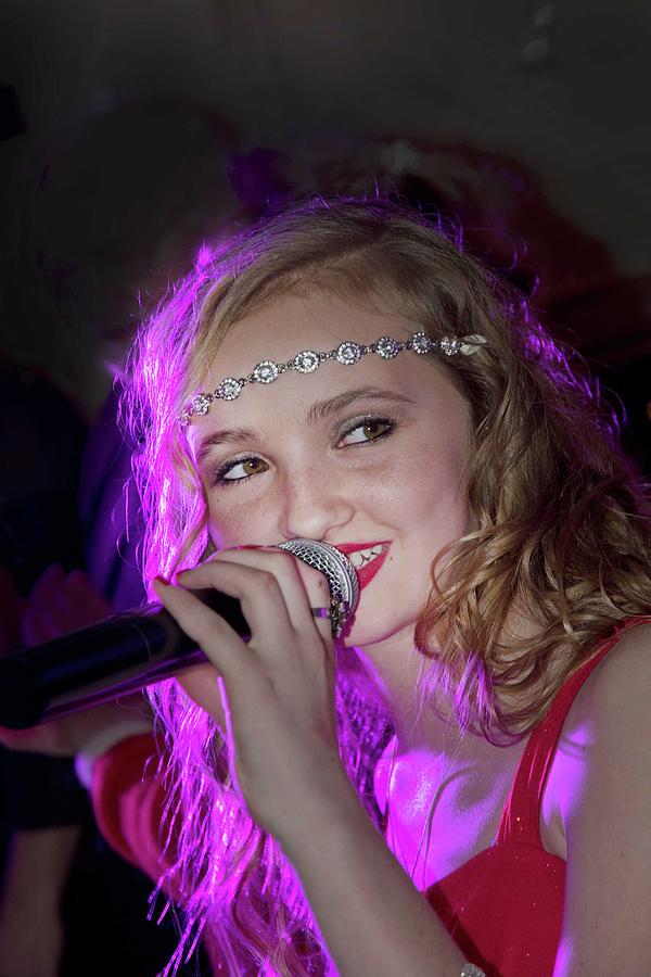 Singing Star Kalysta Minton Photograph by Randall Branham