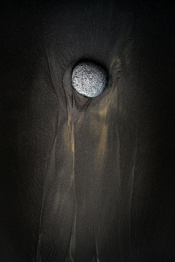 Nature Photograph - Single Stone by Christopher Johnson