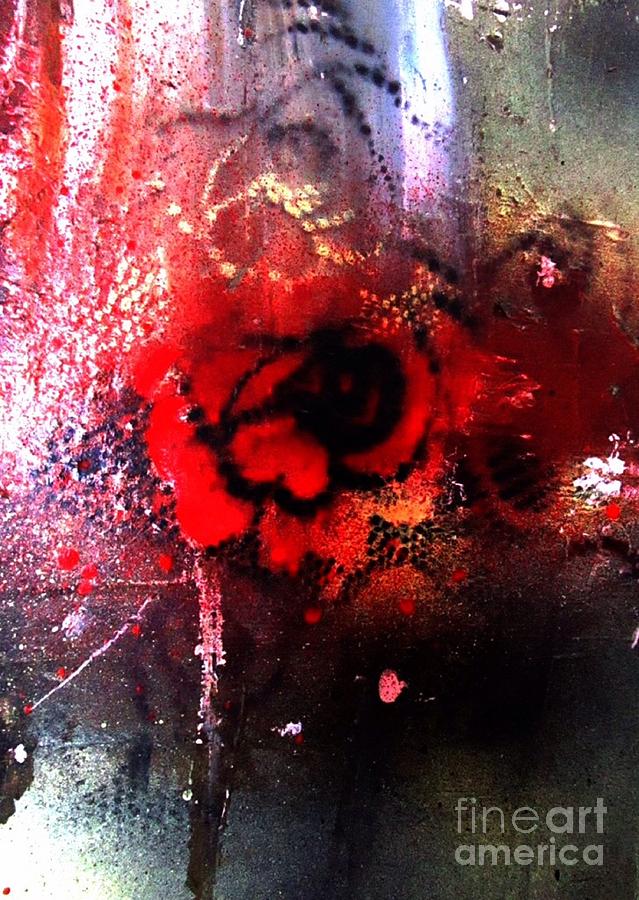 Rose Painting - Single Valentine by Sarah Rachel