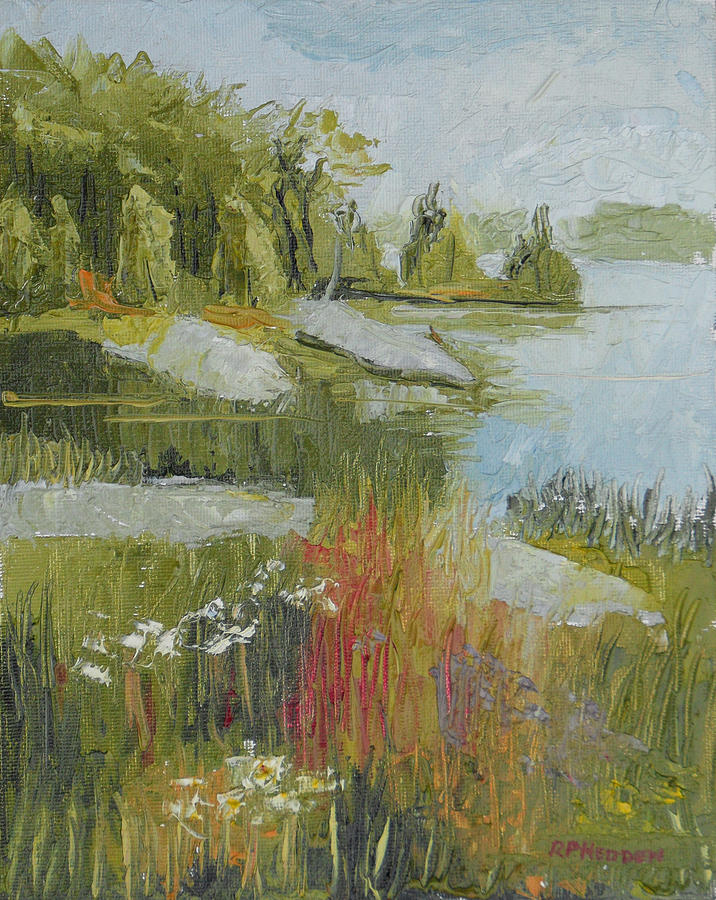 Singleton Lake Coves Painting By Robert P Hedden Fine Art America