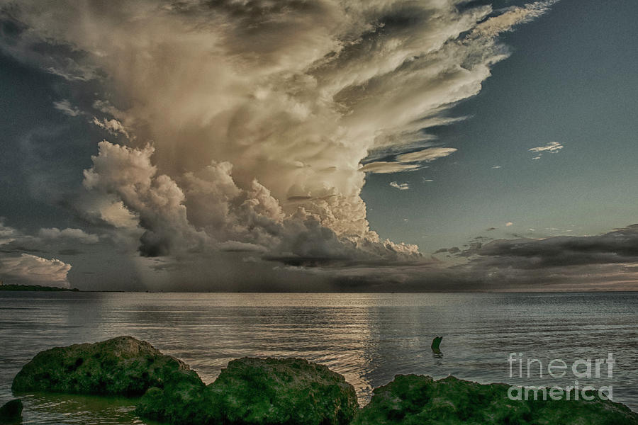 Sinister Florida Storm Photograph by Linda Steele