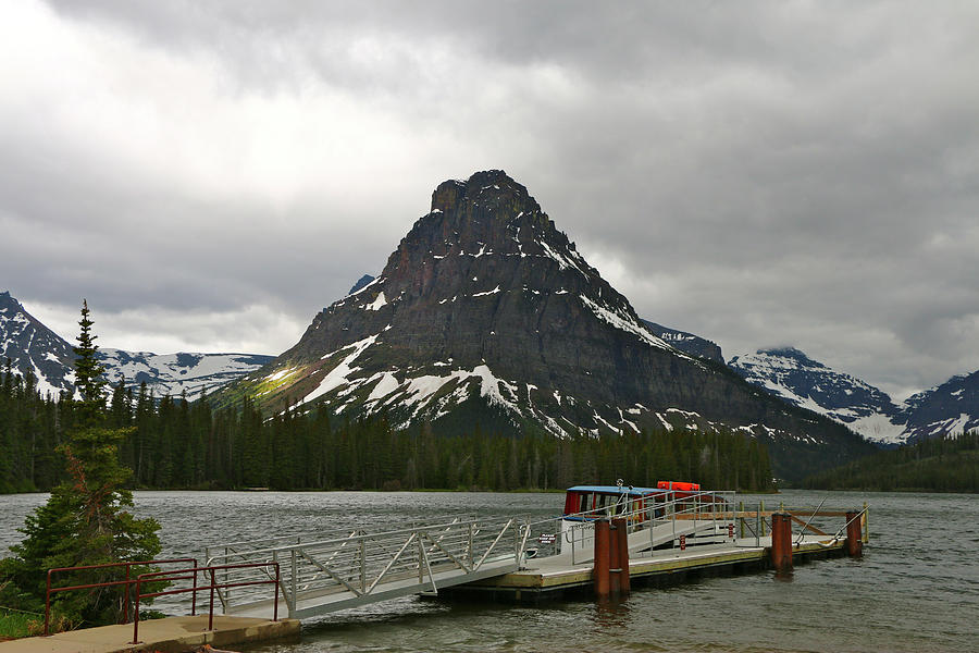 Sinopah Mountain And Two Medicine Lake Photograph by Christiane Schulze Art And Photography