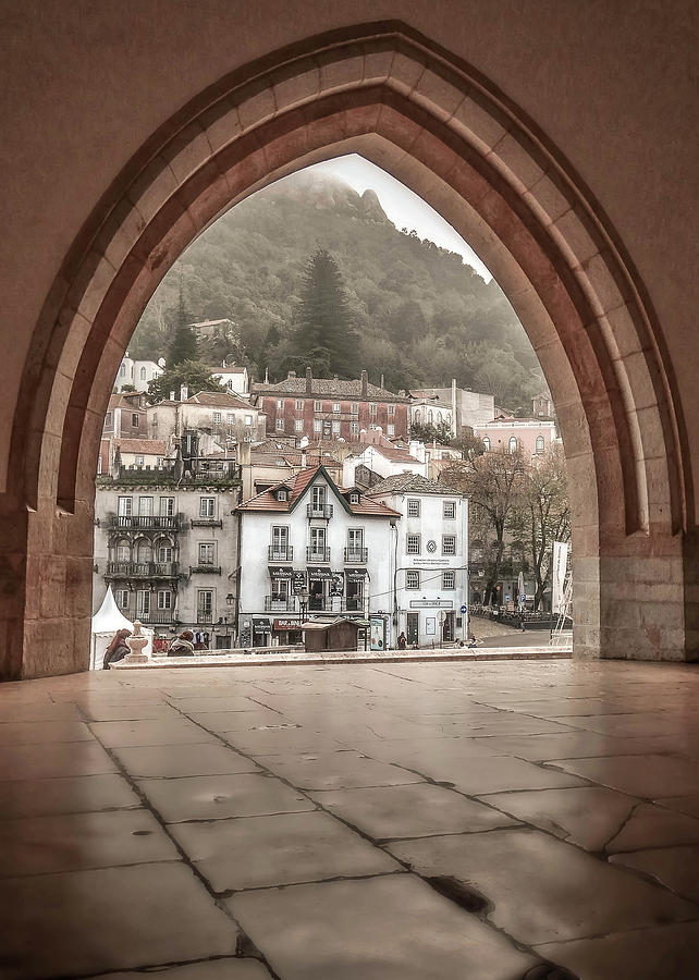 Sintra Through The Arch Photograph by Julie Palencia